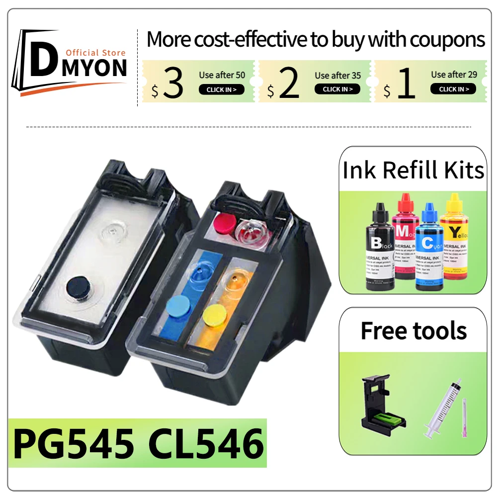 Sostituzione Cartuccia Pg545 Cl546 Per Stampante Canon Cartuccia Pixma Mg2550 Mg2900 Mg3050 Mg3053 Mx490 Mx494 Mg2540 Mg2950 Mx495