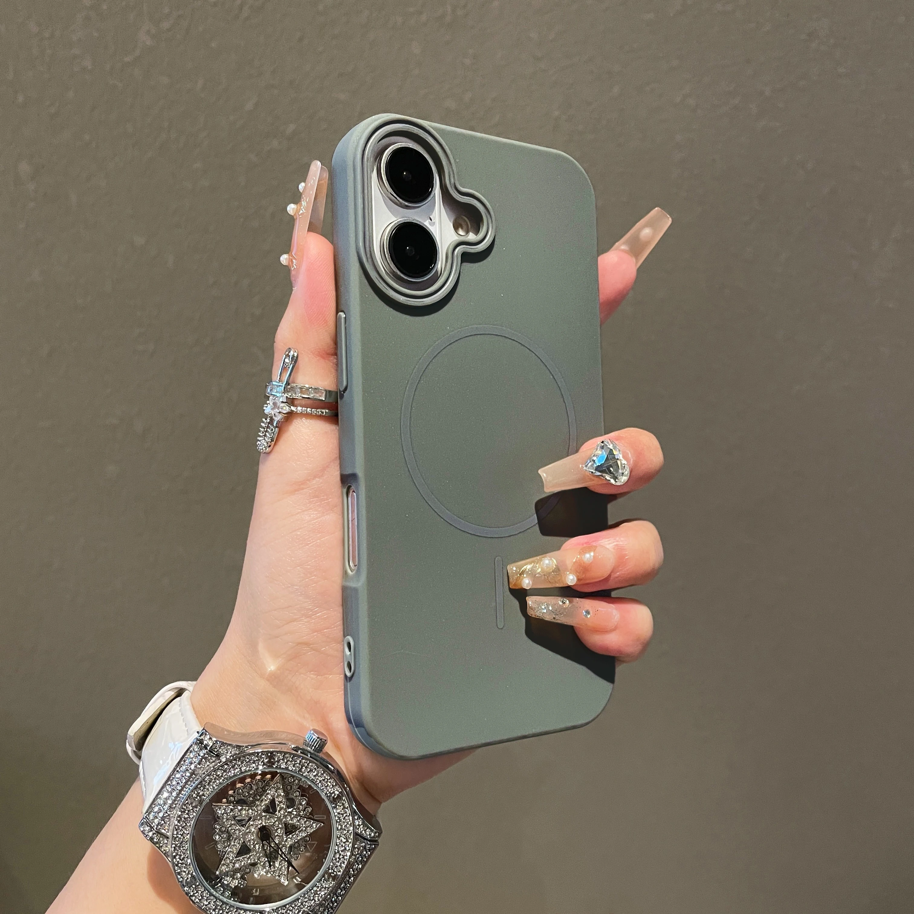 Ultra-Thin Magnetic Ring Protective Cover with Skin Sensation Finish