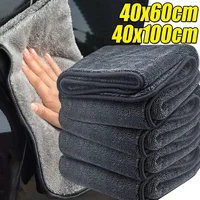 Car Wash Towel 1200GSM Double Sided Towel Car Detailing Twisted Braid Cloth Super Absorbent Rag for Car Home Washing Accessories 1