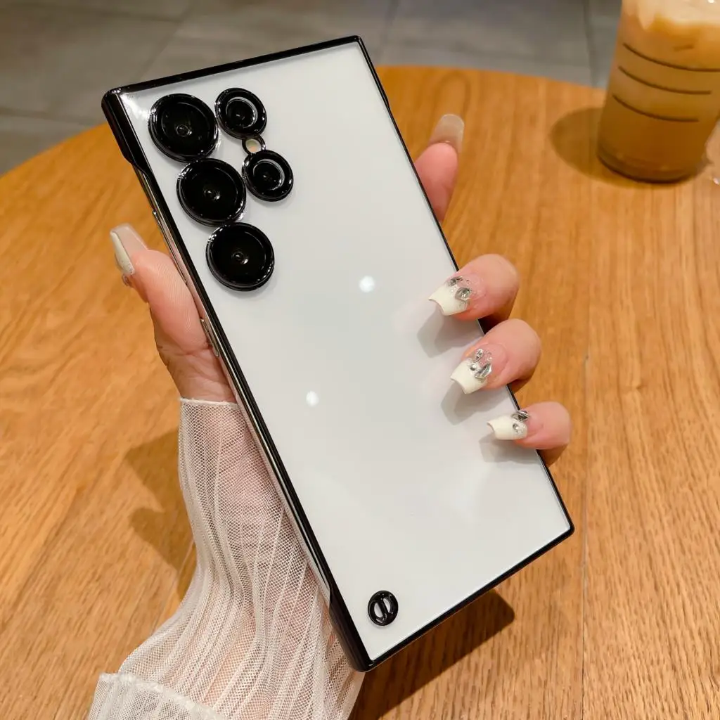 Ultra Slim Clear Frameless Case with Lens Protection & Cooling Cover
