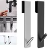 Stainless Steel Over Glass Door Shower Door Back Shower Towel Rack S-Shape Bathroom Bathrobe Hanger Holder Hooks 1