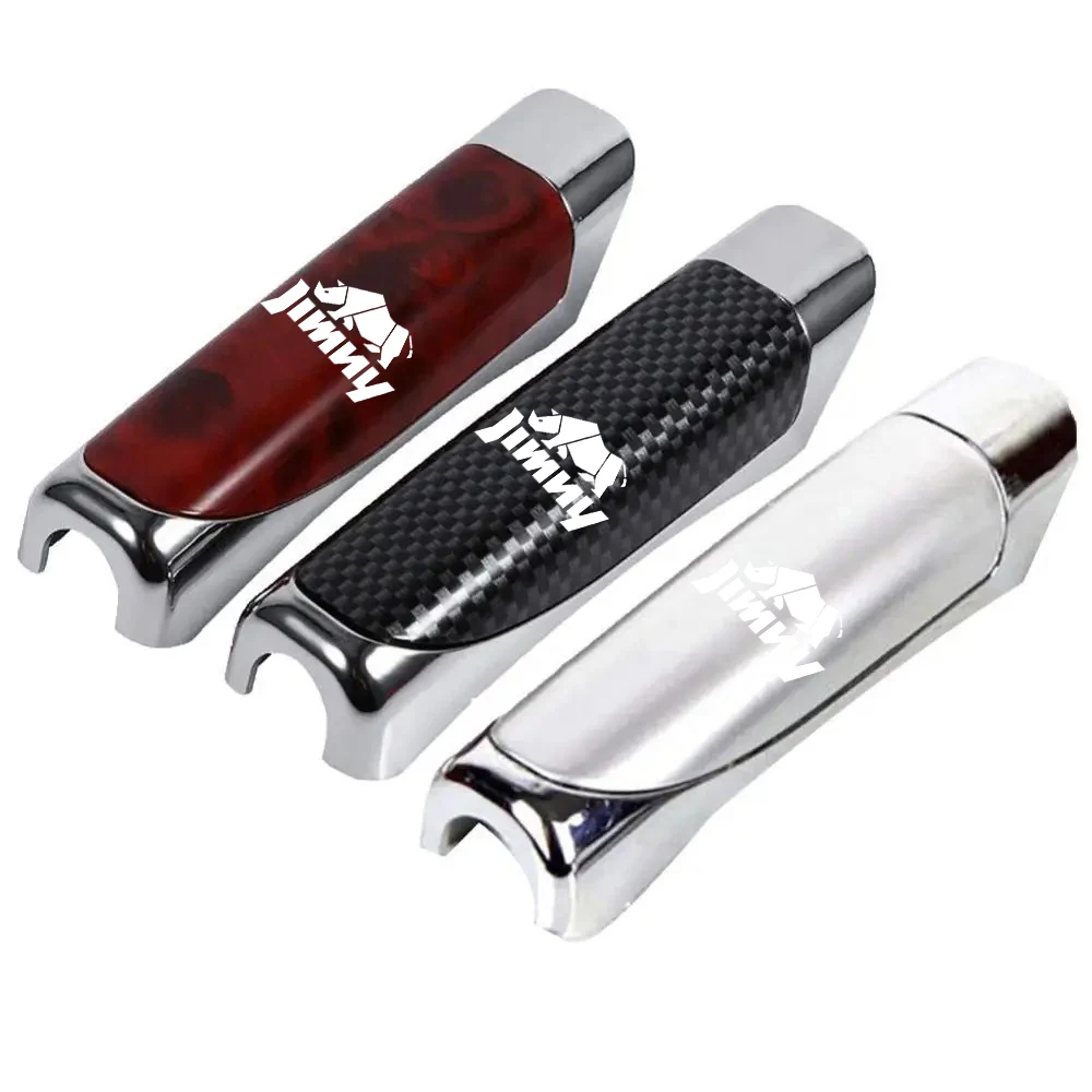 Car Carbon Fiber Handbrake Grips Protection Anti-slip Cover 1x for Suzuki Jimny jb23 jb64 jb43 jb74 jb53 jb32 hand brake cover