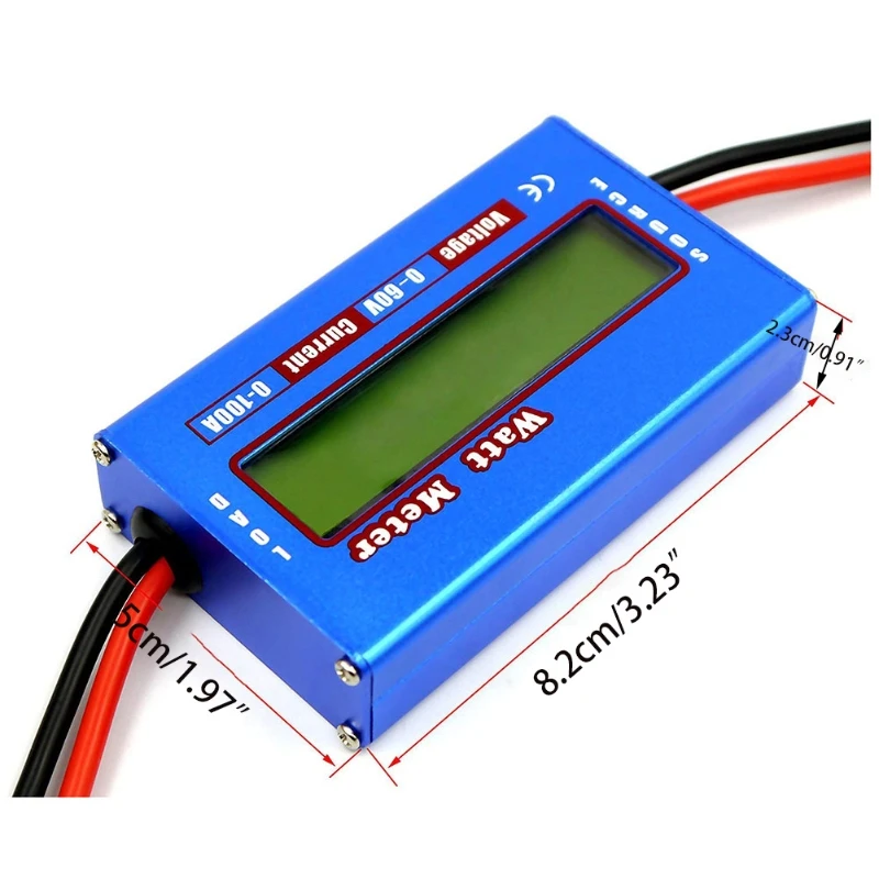 60V 100A Battery Power Analyzer Watt Meter Checker Tools
