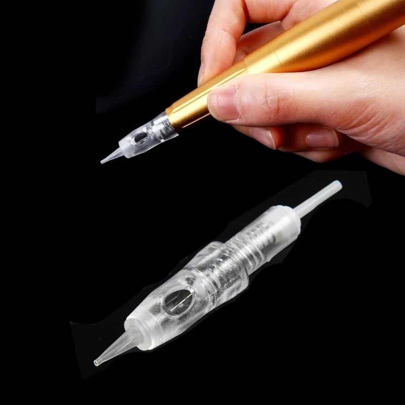 

50 шт., иглы для машинки для перманентного макияжа, 1P, 2P, 3P