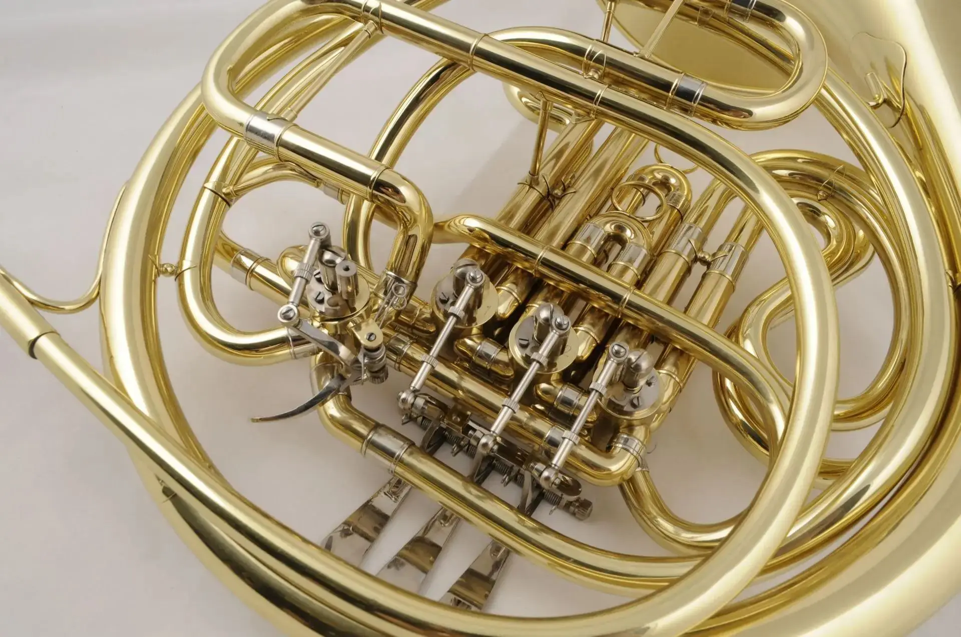 

4 keys double french horn musical instrument for beginner Siamese tone sandhi