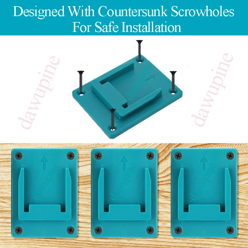 Bosch 18V 리튬 이온 배터리 도구 기계 드릴 홀더 슬롯 스탠드 용 Makita 용 5 조각 도구 마운트 보관 브래킷