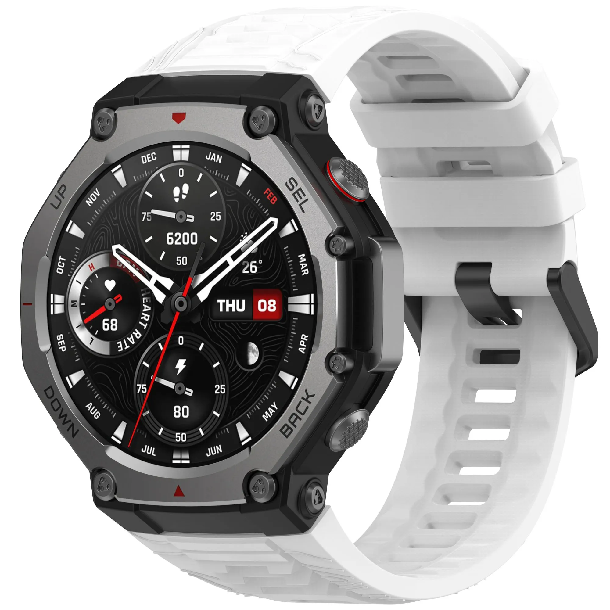 Premium Sport Silicone Strap for Smartwatches - Durable Replacement Bracelet