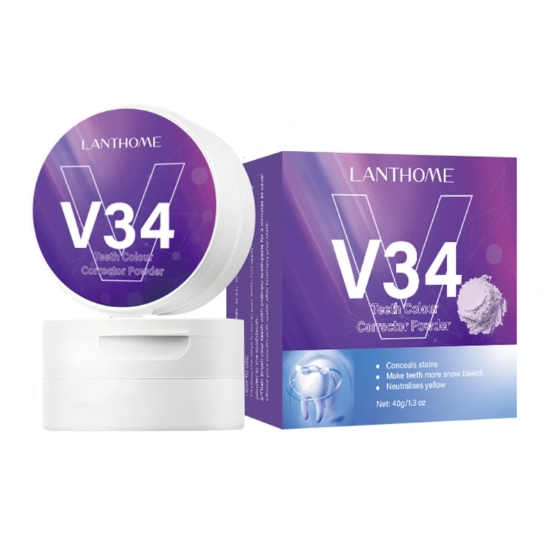 

Travel Friendly Teeth Whitening Powder Teeth Cleaning Convenient Size 40g C1FF