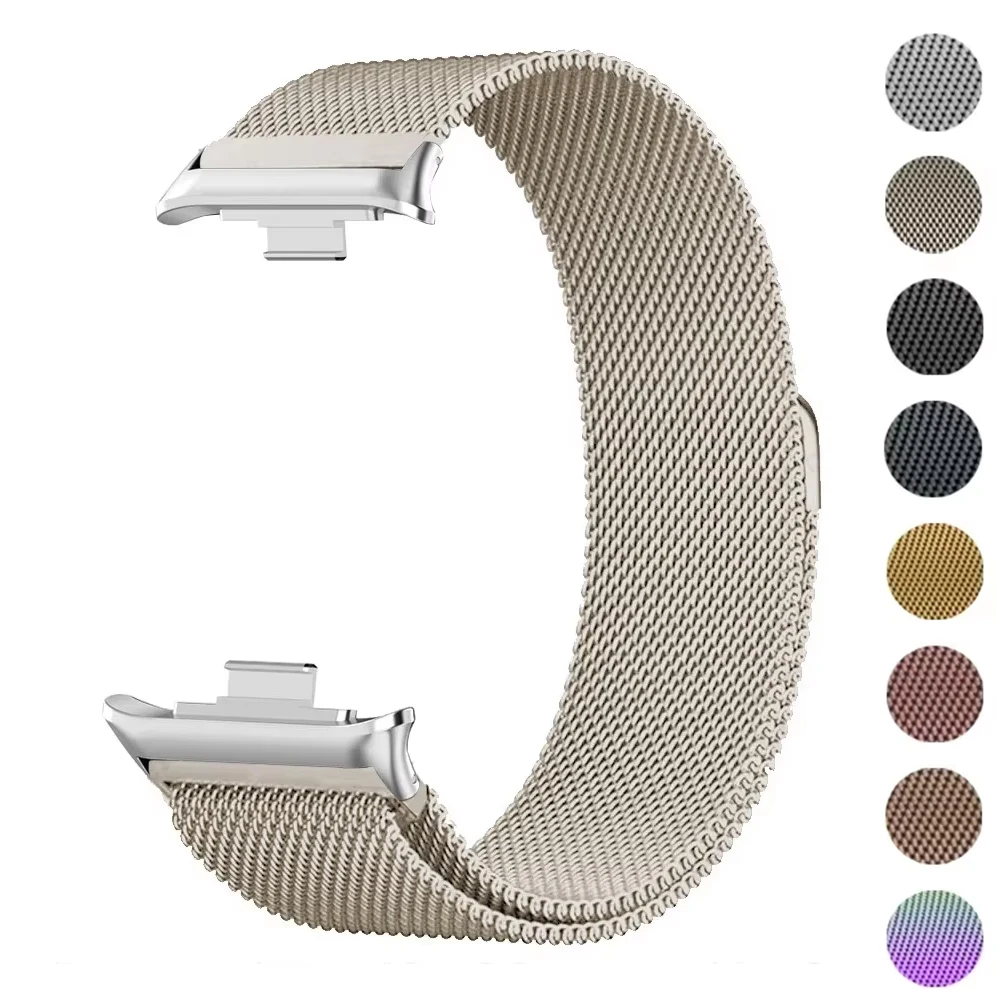 Milanese Loop Metal Strap Wristband Replacement - Smartwatch Bracelet Accessories