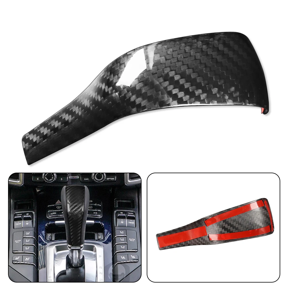 

Car Gear Shift Knob Cover Trim For Porsche Cayenne 958 2011 - 2017 Gear Shift Panel Dust Cover Shift Lever Panel Trim Strip