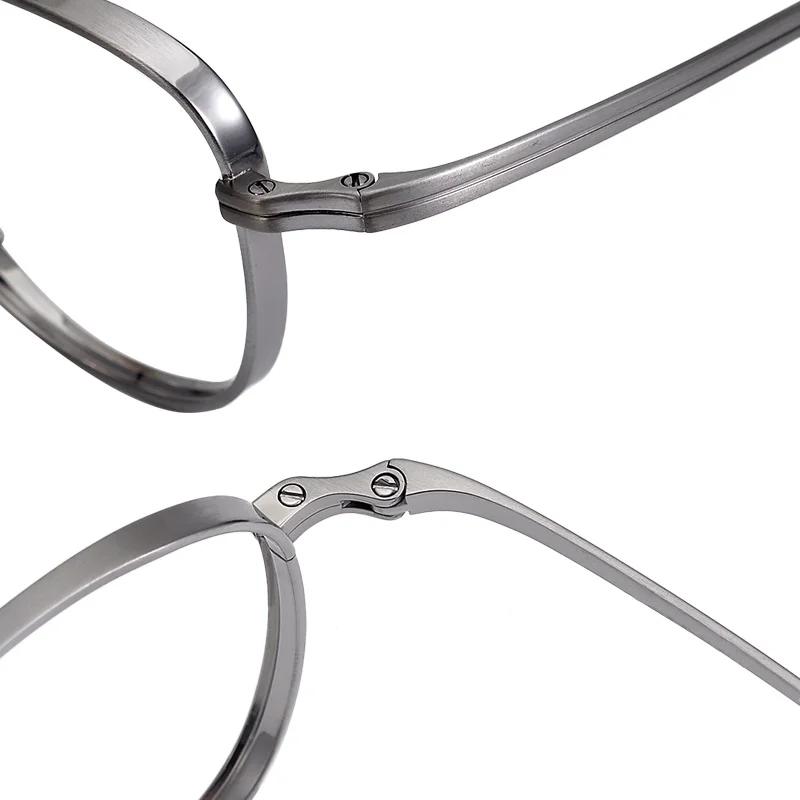 Japanese Handmade Pure Titanium Glasses Frame Small Square