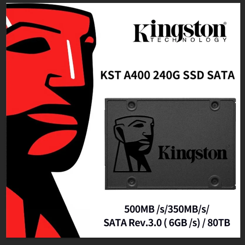 Kingston-unidade de Estado Sólido Interna Disco Rígido para pc Portátil A400 960gb 480gb 240gb 256gb 512gb 480gb Kc600 2.5 Sataiii