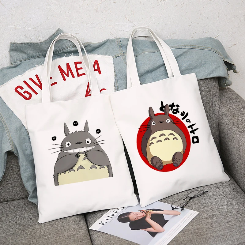 LP) Canvas Bag Anime Studio Ghibli, Tote Bag Totoro