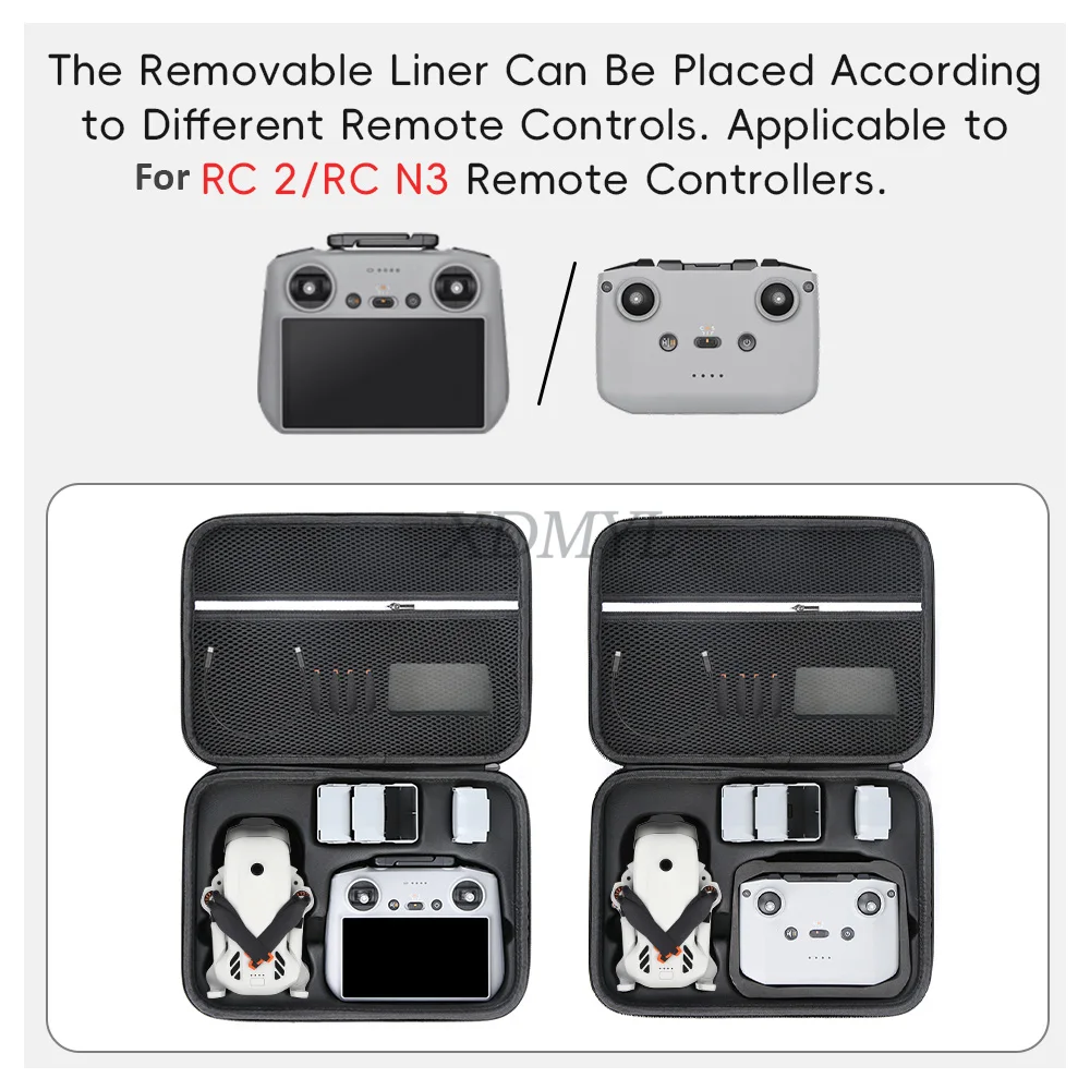 DJI Lito 1/X1 RC 2/RC N3 드론용 휴대용 케이스 휴대용 여행용 보관 가방 크로스바디 백 하드 숄더백 핸드백 액세서리