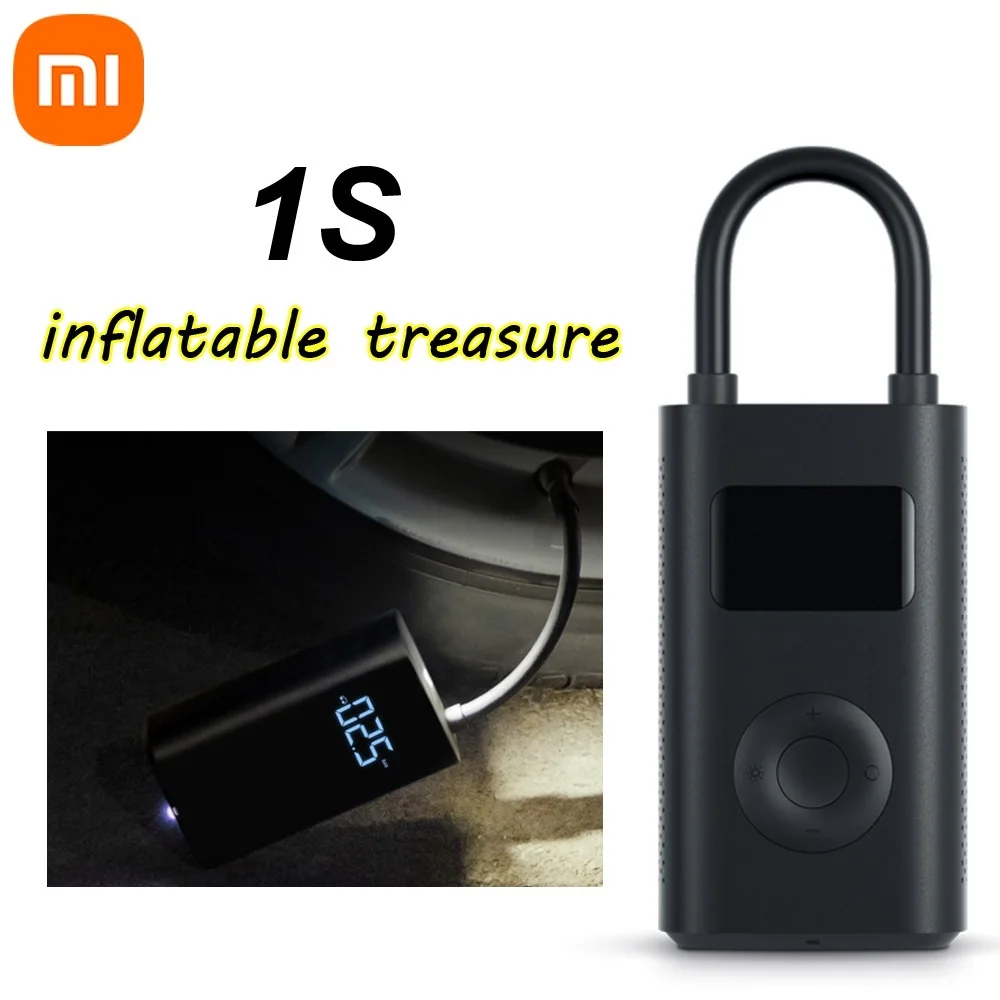 Xiaomi Mijia Mi Electric Inflator Pump 1S Smart Digital Tire Pressure Detection For Scooter Bike Motorcycle Car Football |