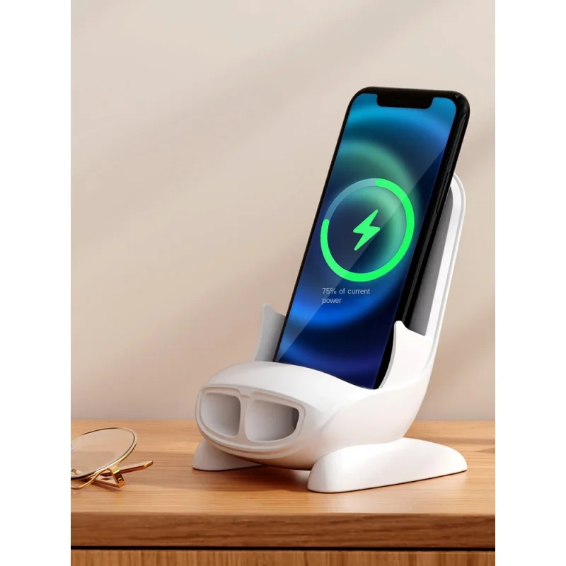 

Desktop Vertical Wireless Fast Charging Bracket Universal Mobile Phone Tablet Desktop Bracket Wireless Fast Charging