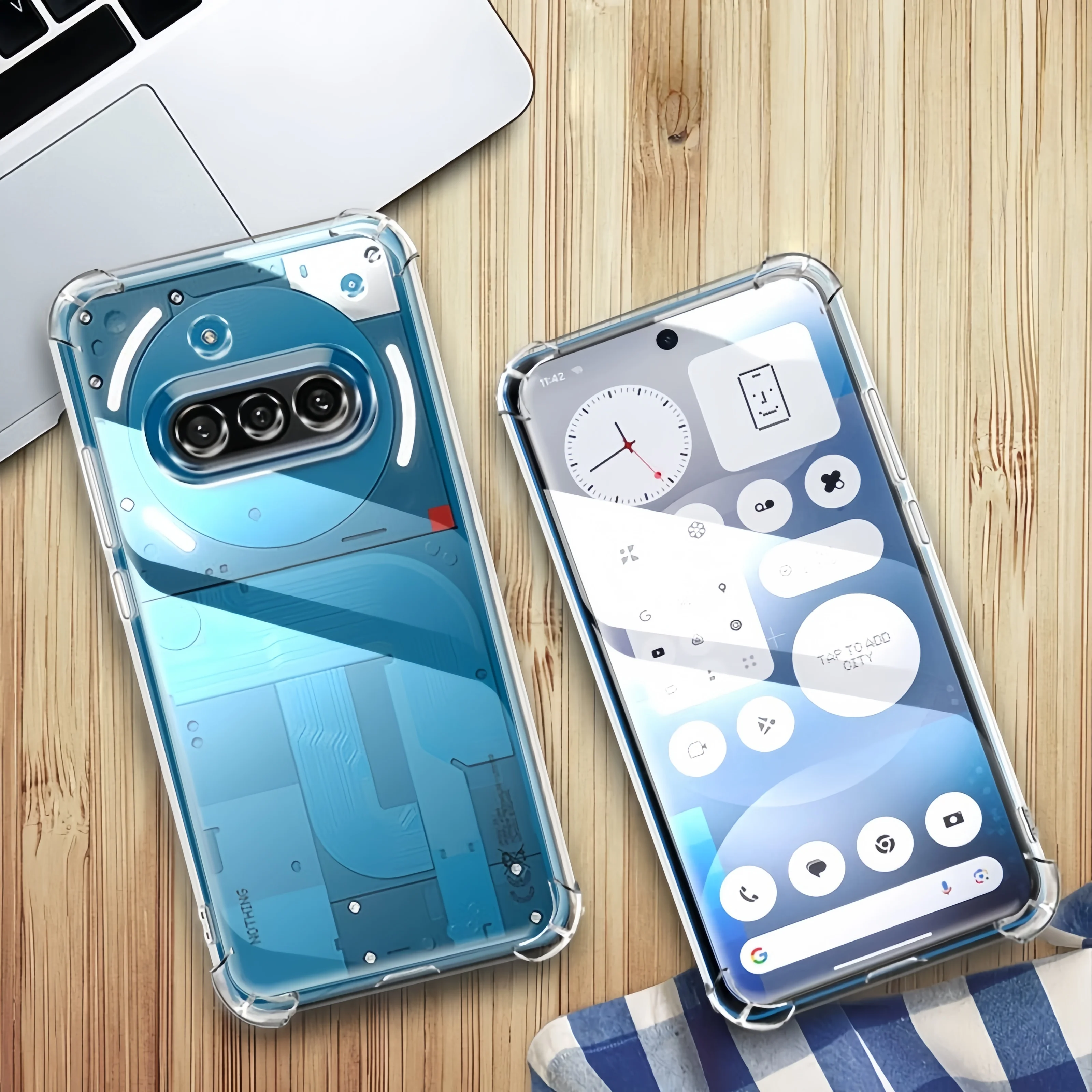 Clear Transparent TPU Shockproof Phone Case