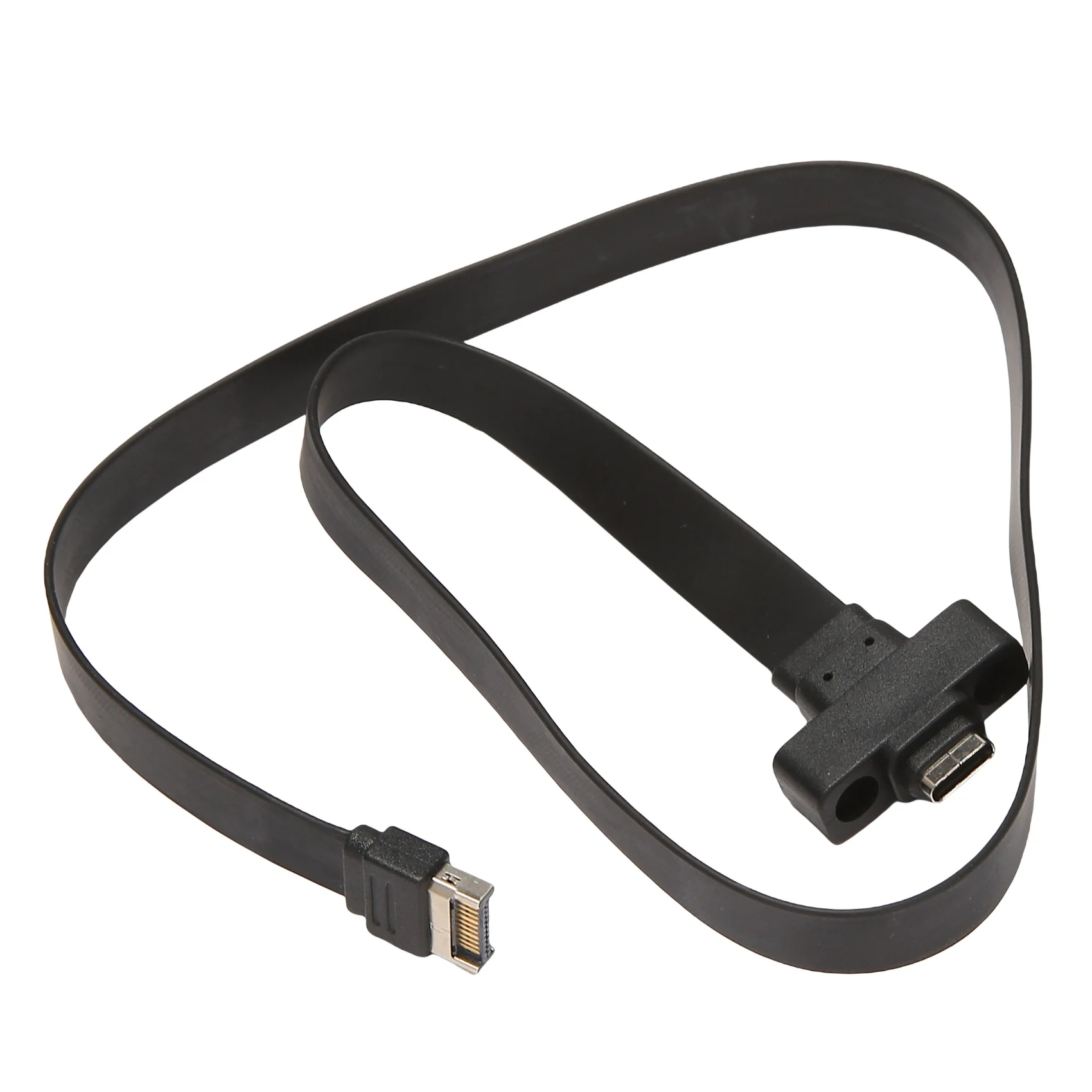 Удлинительный кабель USB 3,1 с передней панелью типа E на Тип C, внутренний адаптер Gen 2 (10 Гбит/с) с 2 винтами (50 см)