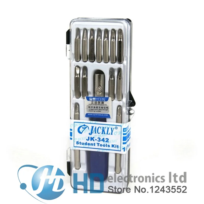 

16 in 1 Screwdriver Tool Set For PDA NDS MP3 MP4 T5 T6 T8 T10 T15 16-in-1 JACKLY JK-342 Student Tool Kit