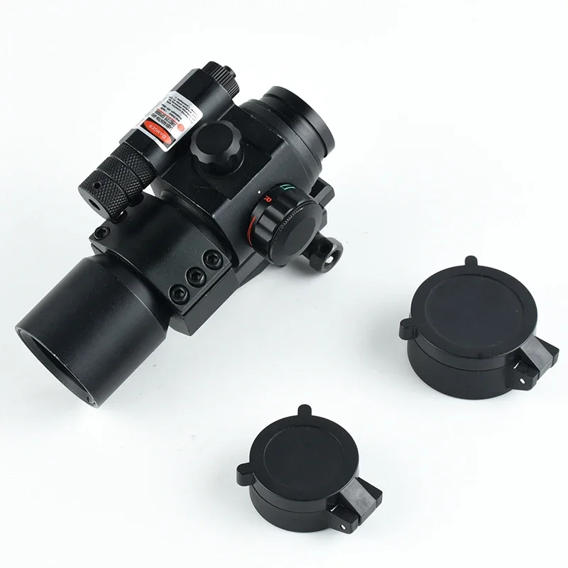 M3 Sight Red Dot Tactical Reflex Riflescope with Red Green Laser Optical Scope Adjustable Reflex Airsoft Accessory Rifle Scope