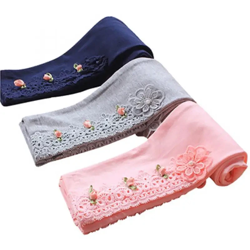 Girl Leggings Spring Girls Cotton Trousers Fille Kids Skinny Print Cartoon Pattern