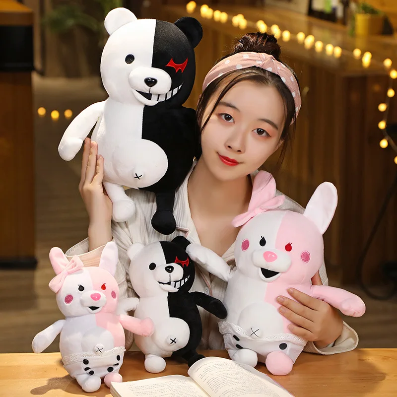 

Anime Danganronpa Monomi Rabiit Plush Toy Cartoon Monokuma Bear Plush Stuffed Animals Dolls Toys Children Christmas Gifts