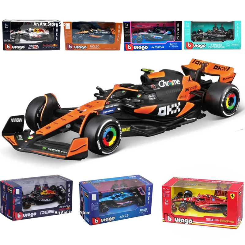 Bburago A524 BWT 1:43 Aston Martin F1 # 14 Alonso alliage voiture Red Bull RB20 moulé sous pression modèles voitures Ferrari SF24 16 #   Jouet McLaren mcl38