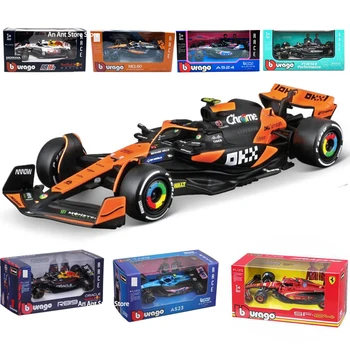 Bburago A524 BWT 1:43 Aston Martin F1 #14 Alonso Alloy Car Red Bull RB20 Die Cast Model cars  Ferrari SF24 16# Toy McLaren mcl38 1