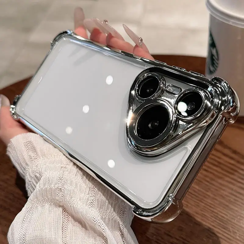 Transparent Acrylic Magnetic Case with Built-in Lens Film