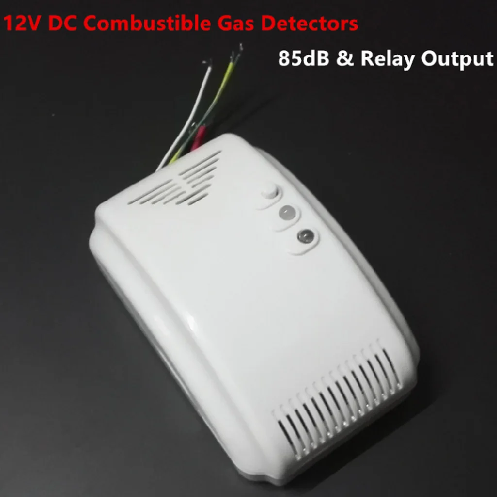 12V Gas Detector Sensor Alarm Propane Butane LPG Natural Motor Home for Camper RV Van Boat Marine