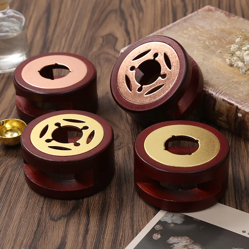 Description Picture 5 of itemRetro Solid Wood Sealing Wax Burner Sealing Wax Melting Pot Wax Seal Holder Spoon Wax Heater Furnace Stove DIY Craft Supplies