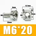 M6x20 Screw  Nut