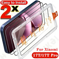 Premium Tempered Glass Screen Protector Duo Pack with Easy Installation - HD Clarity, Dust - Free Application for Xiaomi 17T (2 Pcs)