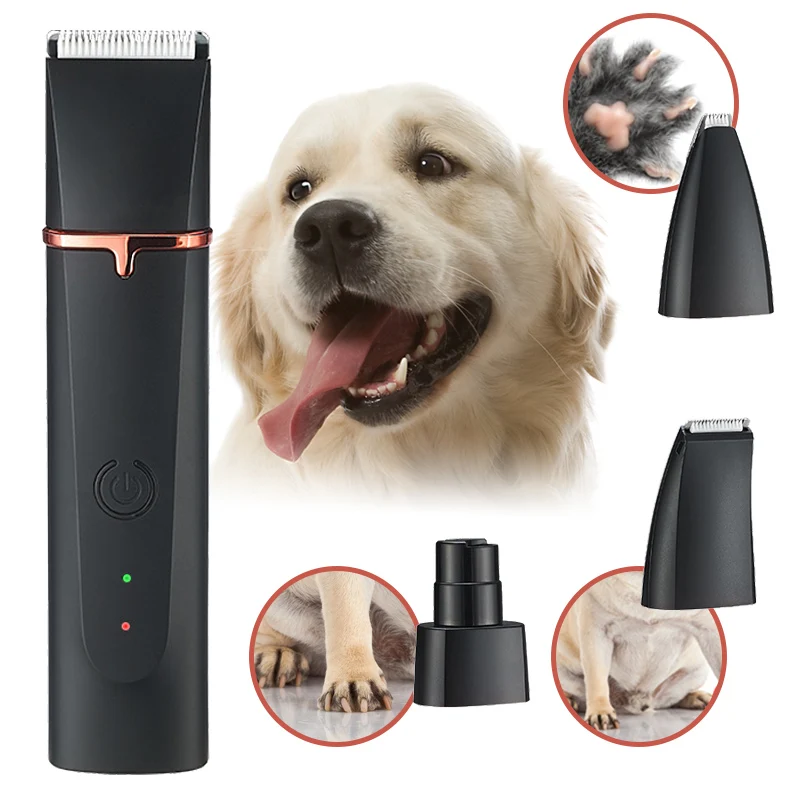 Professional cat dog hair clipper foot paw trimmer grooming kit nail grinder cutter machine for pet small animal Pet Clipper Dog Hair Trimmer Pet Hair Trimmer Dog Clipper Pet Nail Grinder