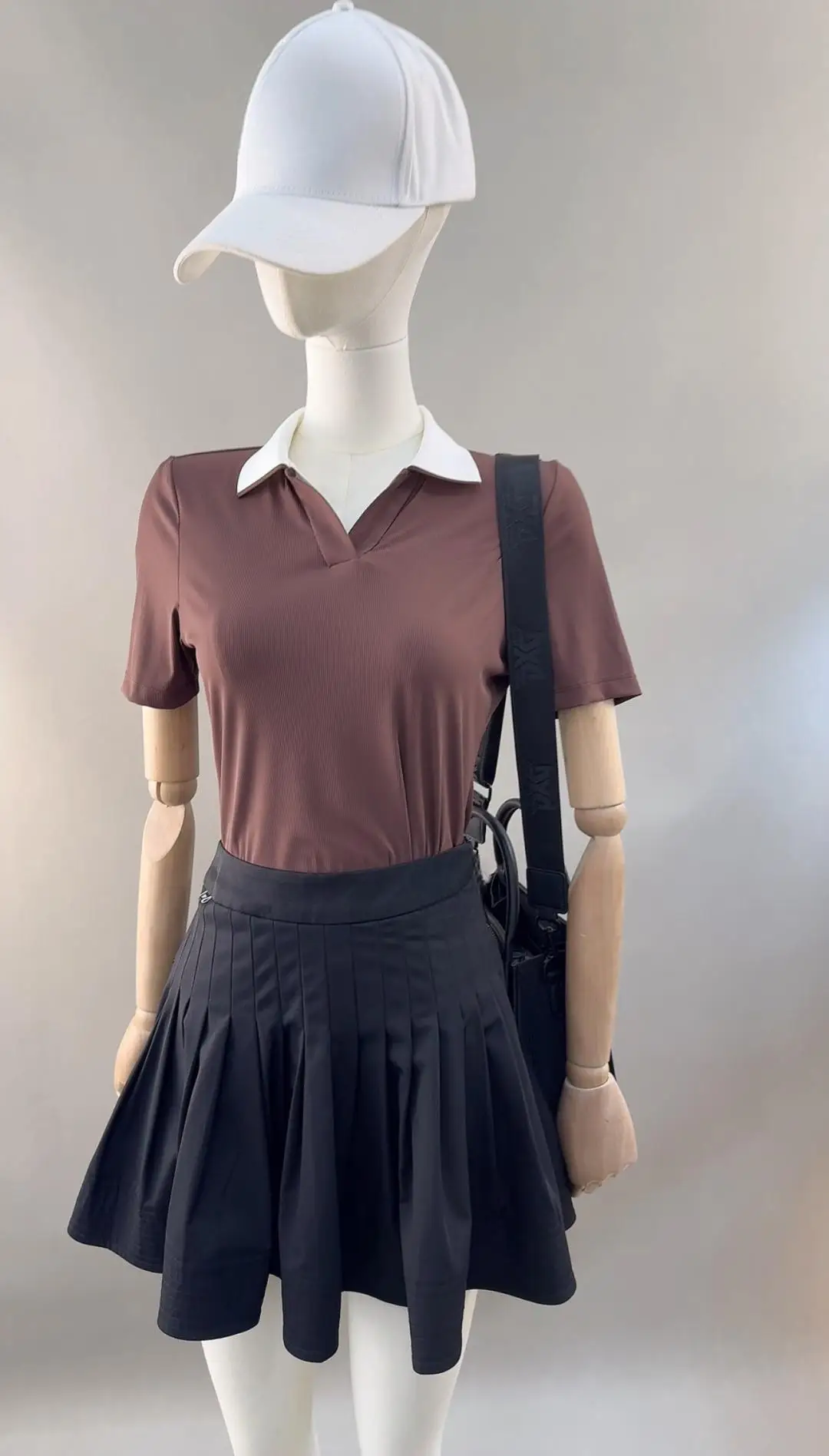 여성용 속건성 칼라 골프탑: 젊고 슬림하며 다재다능함