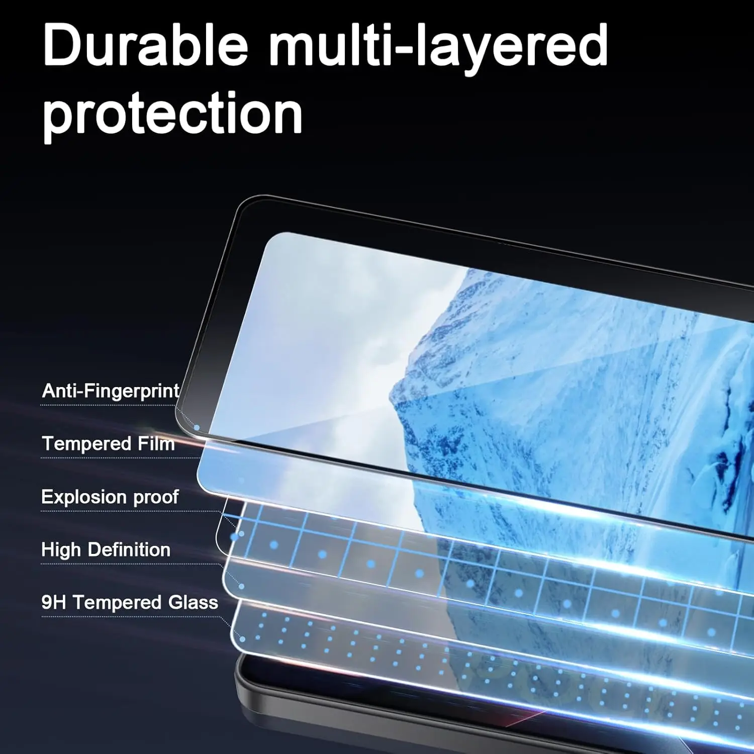 1/4 Stück gehärteter Glas-Displayschutz für Poco X7Pro – Smartphone-Schutz, geeignet für die Poco X7Pro-Serie – Detail 6