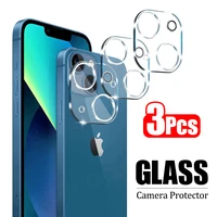 3Pcs Full Cover Camera Lens Protector on For iPhone 12 13 Pro Max Mini Tempered Glass For iPhone 11 Pro Max XR Camera Protector