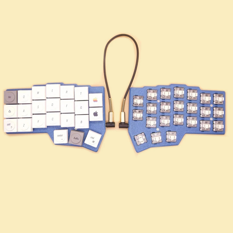 Corne V4 新型 46キー RGB メカニカルキーボードキット ロー