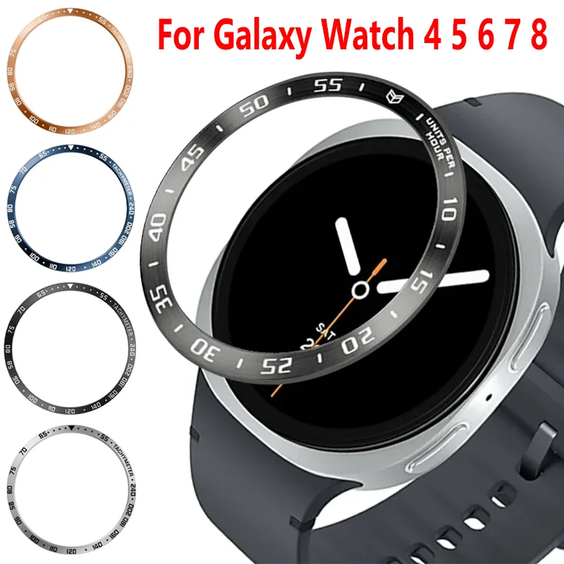 Premium Metal Bezel with Time/Speed Scale Frame - Protective Ring