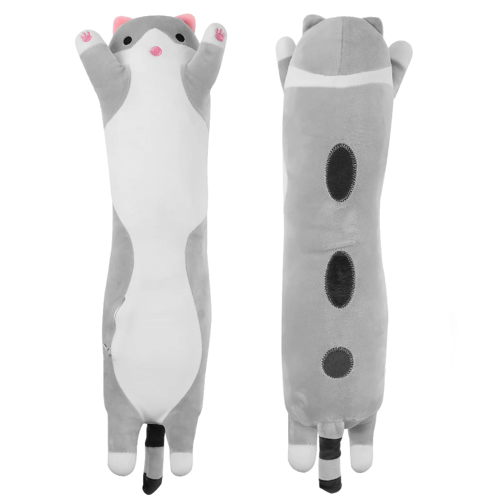 USB Powered Electric Heating Pad Cute Cat Shaped Menstrual Period Cramps Relief Plush Throwing Pillow for Period Comfort