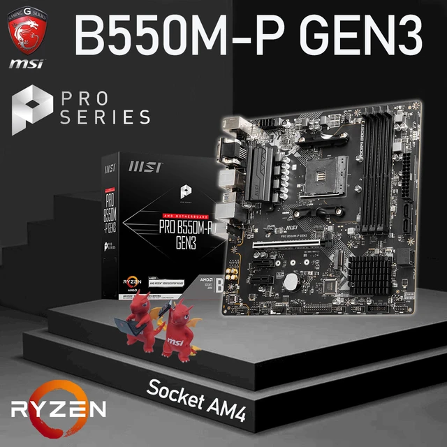 MSI B550 Gaming Gen3 Motherboard Silver