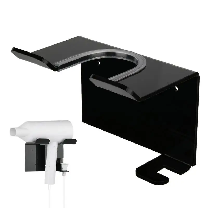 

Подставка для выпрямителя волос, акриловый Органайзер для сушки волос, настенный держатель для унитаза, многофункциональные полки для общежития