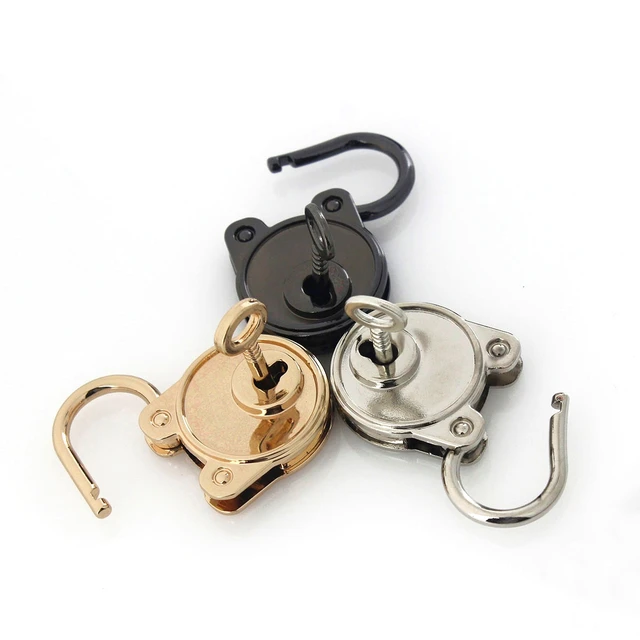 1pcs Mini Padlocks Key Lock With Key Luggage Lock For Zipper Bag