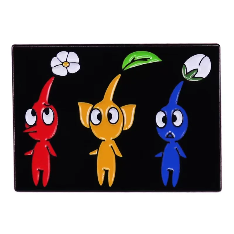 High Quality Pikmin Collection Game Enamel Pin Cute Creature