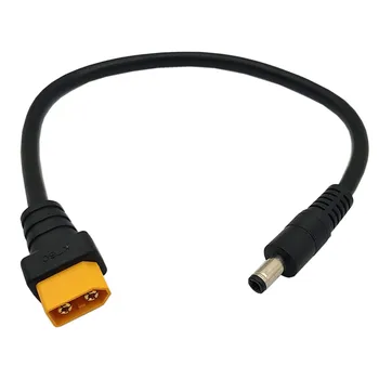 XT60 Adapter Cable XT60 Male to DC 5.5mm X 2.5mm Male Power Cable XT60 Charging Cable for Fatshark Skyzone FPV Monitor Power 1