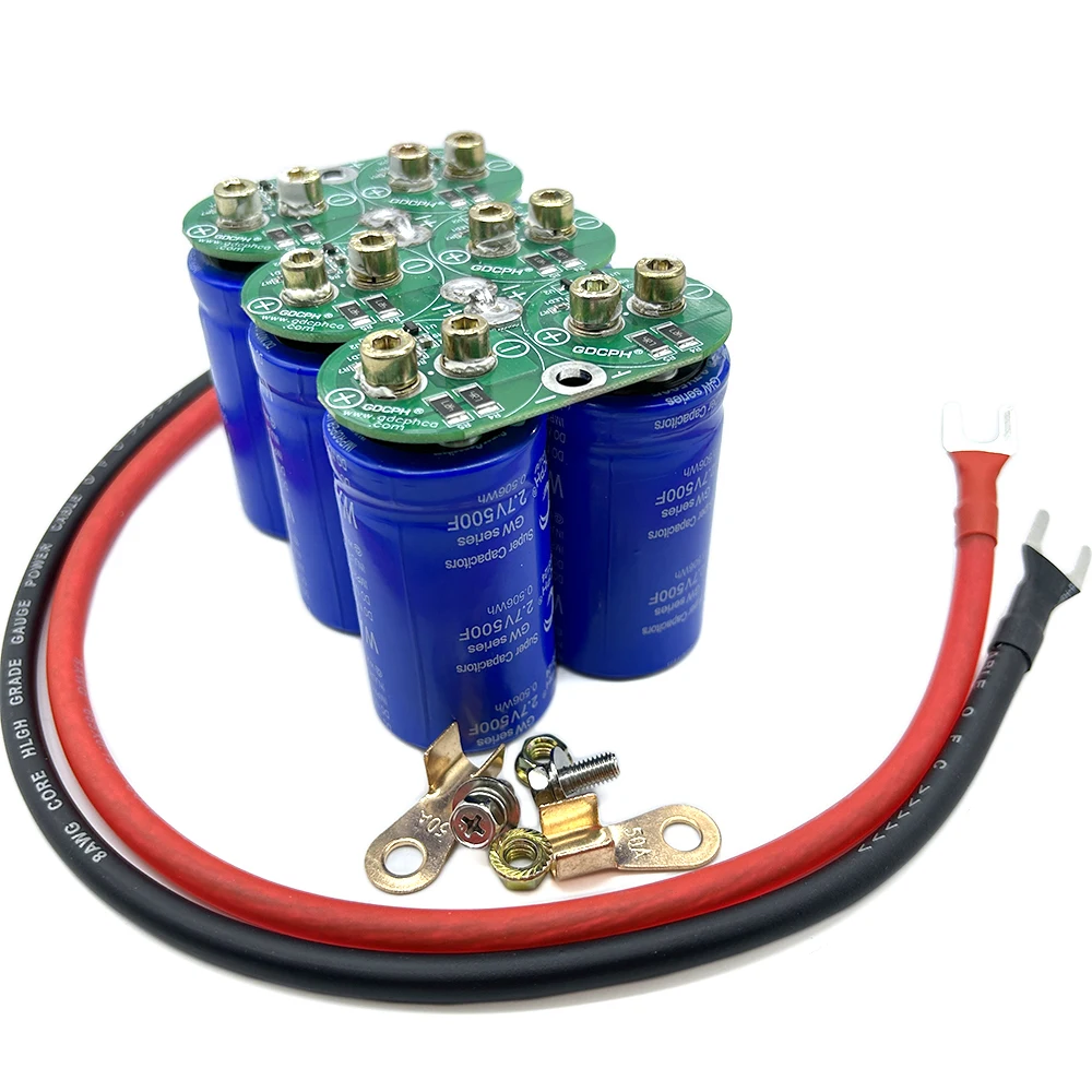 1Unit GDCPH 16V83F Automotive Rectifier Module 5.4V250F *3Set Bank With Self-Assembly Screws 2.7V500F Backup Power Supply