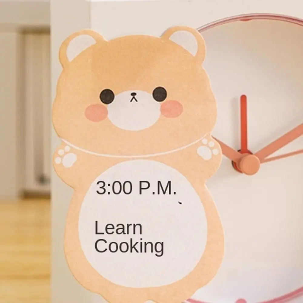 Quaderni Cartoon Bear Animal Memo Pad Gatto Cane Blocco note Ins Cute Sticky Notes Office - immagine 4