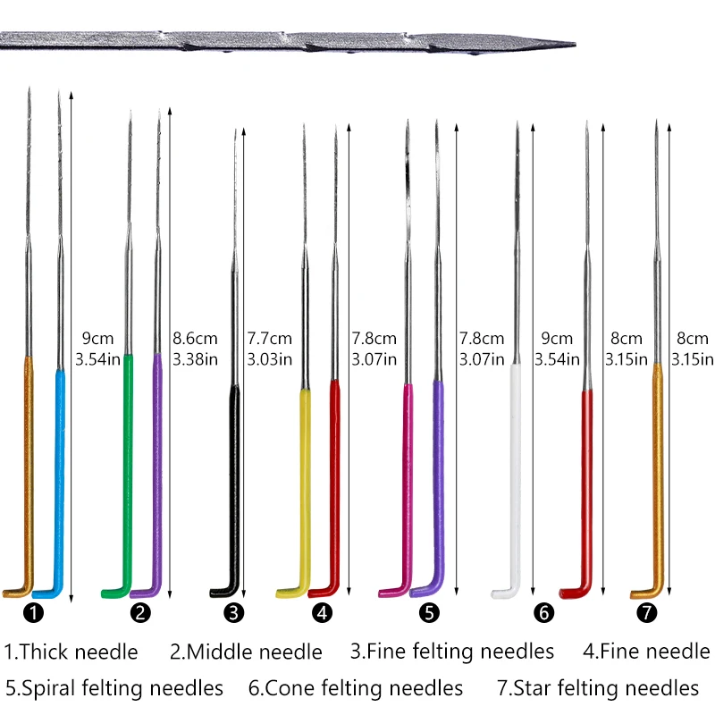 Wool Felting Needles Kit 17Pcs for Starters