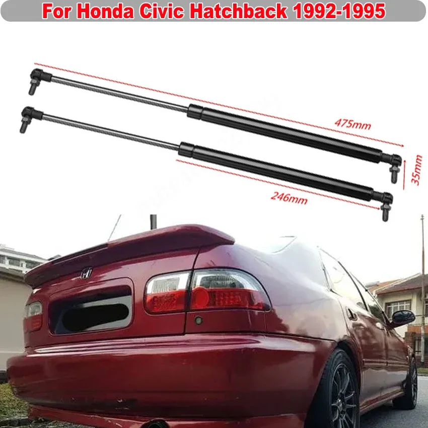 

74820SR3003 For Honda Civic Hatchback 1992-1995 2PCS Rear Tailgate Gas Struts Bars Shock Spring Lift Supports Car Accessories