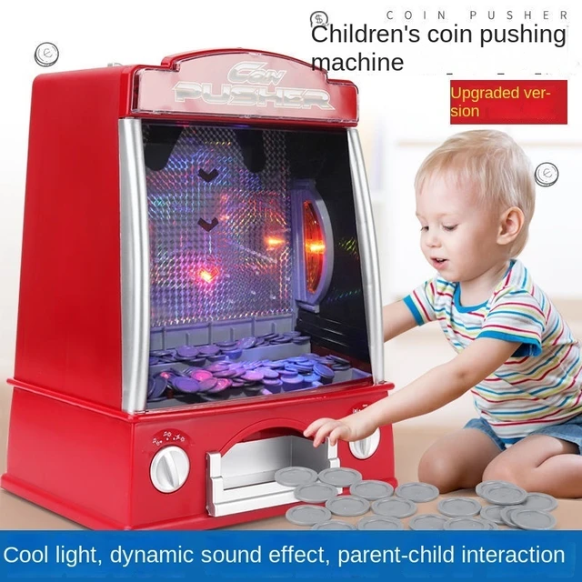 Minor Arcade Coin Pusher Vending Machine Casino Controle Maquina Arcades  Game Children Fliperama Insert Coins Apparatus Toy - AliExpress